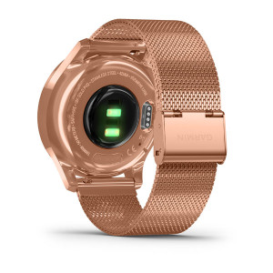 Годинник Garmin vivomove Luxe Rose Gold-Black Milanese
