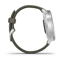Годинник Garmin vivomove Style Silver-Moss Green Silicone
