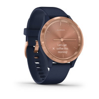 Годинник Garmin vivomove 3S Sport Blue-Gold Silicone