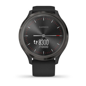 Годинник Garmin vivomove 3 Sport Black-Gunmetal Silicone