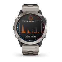 Garmin Quatix 6X Solar Titanium with Titanium Band