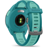 Смарт-годинник Garmin Forerunner 165 Music з силіконовим ремінцем бірюзового кольору
