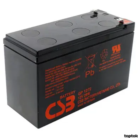 Акумуляторна батарея CSB GP 1272 F2 (12 V-7,2 Аh)