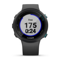 Смарт-годинник Garmin Swim 2 з силіконовим ремінцем чорного кольору