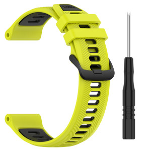 Ремінець для Garmin Forerunner 965 22mm чорний білий жовтий червоний копія