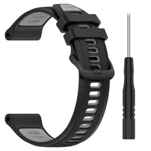 Ремінець для Garmin Forerunner 965 22mm чорний білий жовтий червоний копія