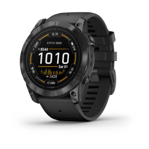 Смарт-годинник Epix Pro Gen 2  Standard Edition 51 мм корпус сланцевий сірий з чорним ремінцем
