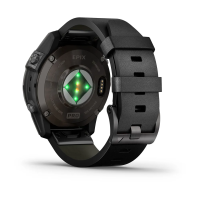 Смарт-часы Garmin epix Pro (Gen 2) – Sapphire Edition | 47 mm Carbon Grey Titanium DLC with Black Leather Band