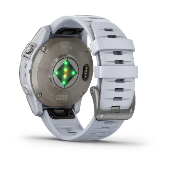 Смарт-годинник Garmin epix Pro (Gen 2) – Sapphire Edition | 47 мм Titanium with Whitestone Band