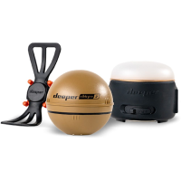 Deeper Smart Sonar CHIRP+ 2.0, packed in a Trophy Bundle 2022 with Power Lantern and Phone Holder,ехолот в подарунковому комлекті з ліхтариком та кріп