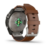 Смарт-часы Garmin Fenix 7 Pro – Sapphire Solar Titanium with Chestnut Leather Band