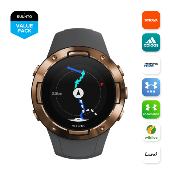 Годинник SUUNTO 5 GRAPHITE COPPER KAV