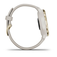 Garmin Venu 2S Light Gold Bezel with Light Sand Case and Silicone Band
