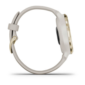 Garmin Venu 2S Light Gold Bezel with Light Sand Case and Silicone Band