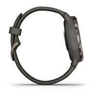 Garmin Venu 2S Slate Bezel with Graphite Case and Silicone Band