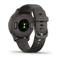 Garmin Venu 2S Slate Bezel with Graphite Case and Silicone Band