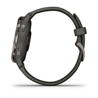 Garmin Venu 2S Slate Bezel with Graphite Case and Silicone Band