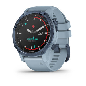 Годинник для дайвінгу Descent Mk2S Mineral Blue with Sea Foam Silicone Band