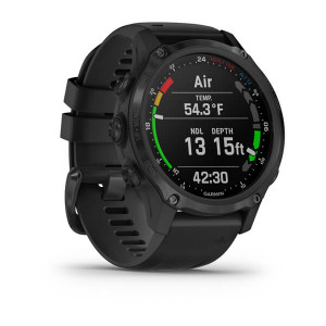 Годинник для дайвінгу Garmin Descent Mk2S Carbon Gray DLC with Black Silicone Band