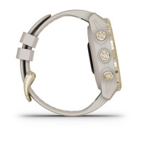 Годинник для дайвінгу Garmin Descent Mk2S Light Gold with Light Sand Silicone Band