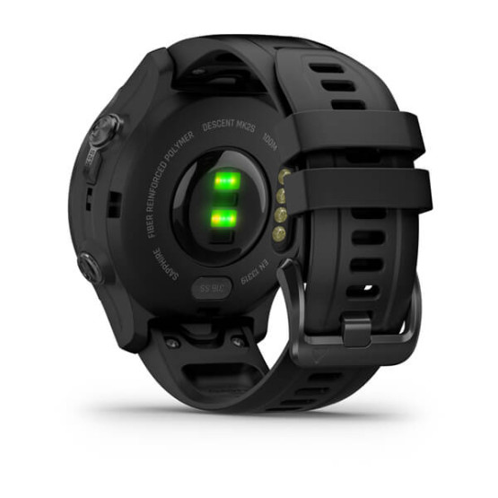 Годинник для дайвінгу Garmin Descent Mk2S Carbon Gray DLC with Black Silicone Band