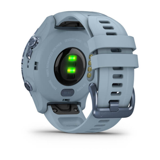 Годинник для дайвінгу Descent Mk2S Mineral Blue with Sea Foam Silicone Band