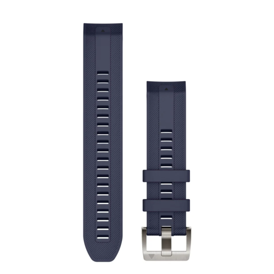 Ремінець для Garmin MARQ GEN2 QuickFit 22 Silicone Strap Navy
