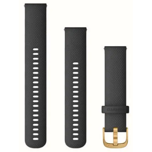 Ремінець Garmin Venu, 20mm Band, Black/Gold Band