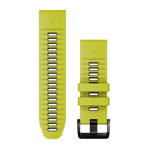 Ремінець Garmin epixPRO (g2),26mm QuickFit Lime/Grpht Silicon Bnd