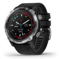 Часы для дайвинга Garmin Descent Mk2 Stainless Steel with Black Band