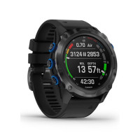 Годинник для дайвінгу Garmin Descent Mk2i Titanium Carbon Gray DLC with Black Band