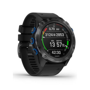 Годинник для дайвінгу Garmin Descent Mk2i Titanium Carbon Gray DLC with Black Band