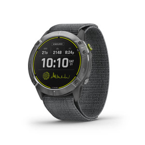 Годинник Garmin Enduro Steel with Gray UltraFit Nylon Strap