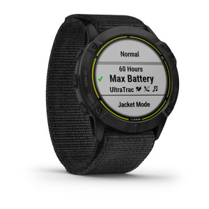 Годинник Garmin Enduro Garmin Carbon Gray DLC Titanium with Black UltraFit Nylon Strap