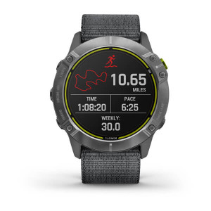 Годинник Garmin Enduro Steel with Gray UltraFit Nylon Strap