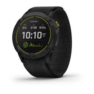 Годинник Garmin Enduro Garmin Carbon Gray DLC Titanium with Black UltraFit Nylon Strap