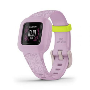 Дитячий фітнес-браслет Garmin vivofit jr3 Floral Pink