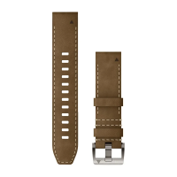 Ремінець для Garmin MARQ GEN2 QF 22 Hybrid Leather Strap Tundra/Black
