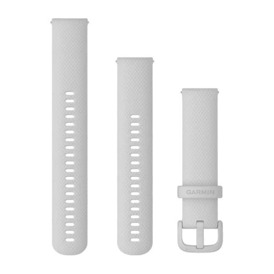 Ремінець Garmin vivomove Trend, 20mm, Silicone, Mist Grey
