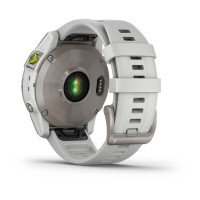 Garmin Epix 2 Sapphire - Carrera White/Titanium with silicone band