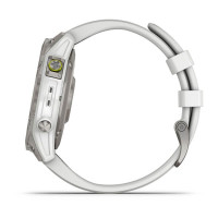 Garmin Epix 2 Sapphire - Carrera White/Titanium with silicone band