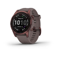 Garmin Fenix 7S Sapphire Solar Dark Bronze Titanium with Shale Gray Band