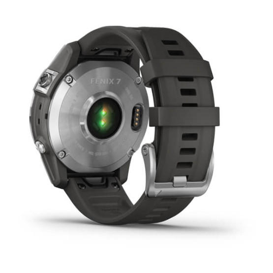 Garmin Fenix 7 Silver with Graphite Band