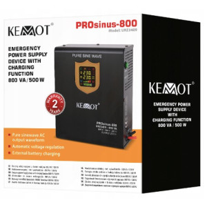 Джерело безперебійного живлення Kemot PROsinus-800 12В 800ВА/500вт