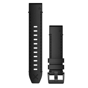 Ремінець для Garmin MARQ Black Leather Strap