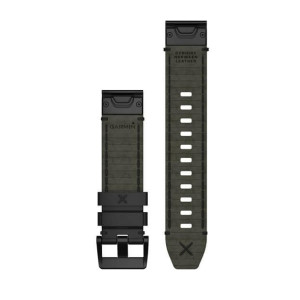 Ремінець для Garmin MARQ Black Leather Strap