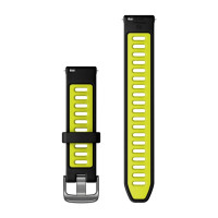 Ремешок для Forerunner 265s Black/Amp Yellow with Slate Hardware 18mm