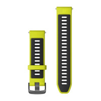 Ремінець для Garmin Forerunner 965 Black/Yellow with Slate Hardware 22mm