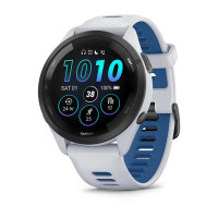 Смарт-годинник Garmin Forerunner 265 з білий силіконовим ремінцем