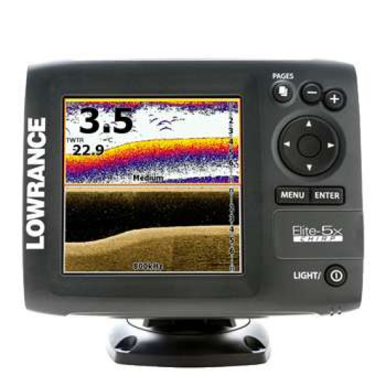 Lowrance Elite-5x CHIRP